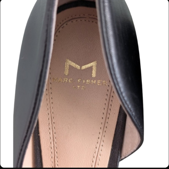 Marc Fisher LTD Sunny D'Orsay Pointed Toe Leather Flats Size 5 - Picture 13 of 15